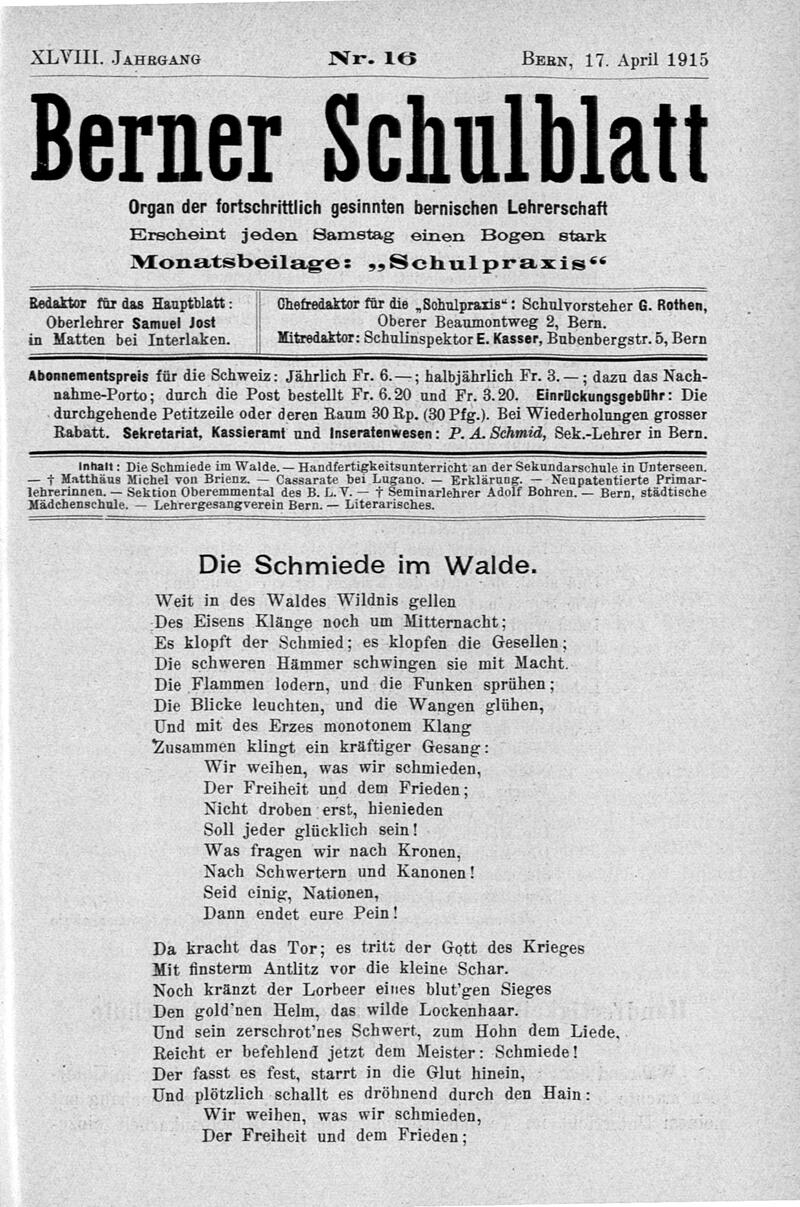 Buchumschlag - Heft 16