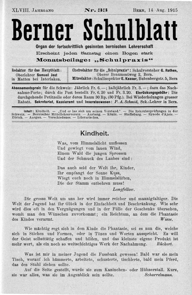 Buchumschlag - Heft 33