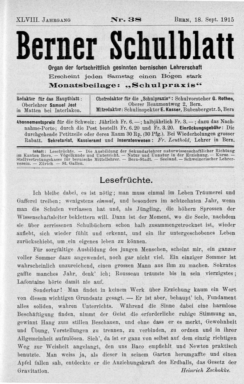 Buchumschlag - Heft 38
