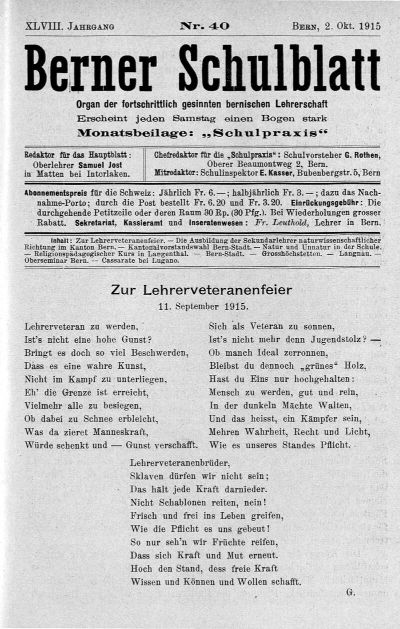 Buchumschlag - Heft 40