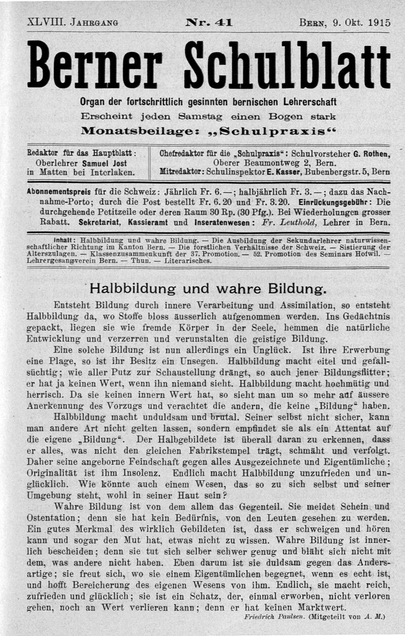 Buchumschlag - Heft 41