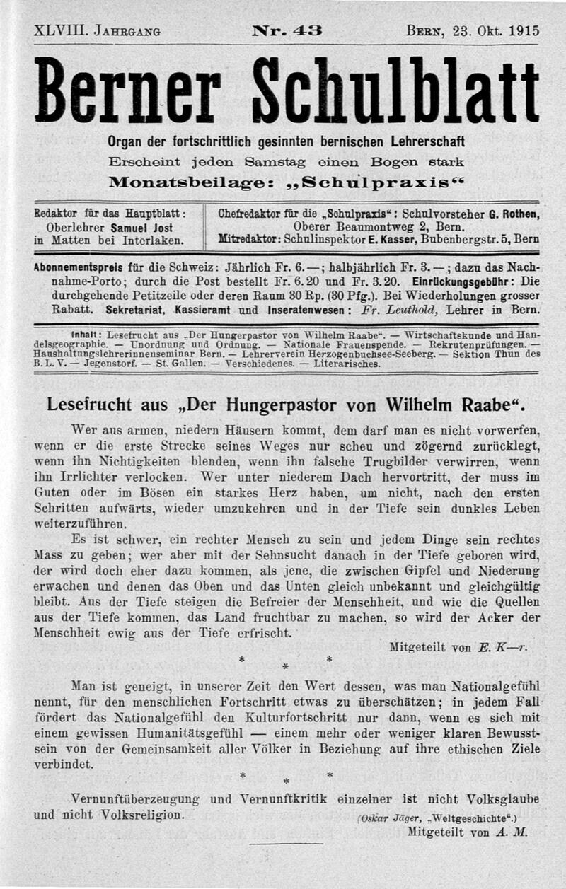 Buchumschlag - Heft 43