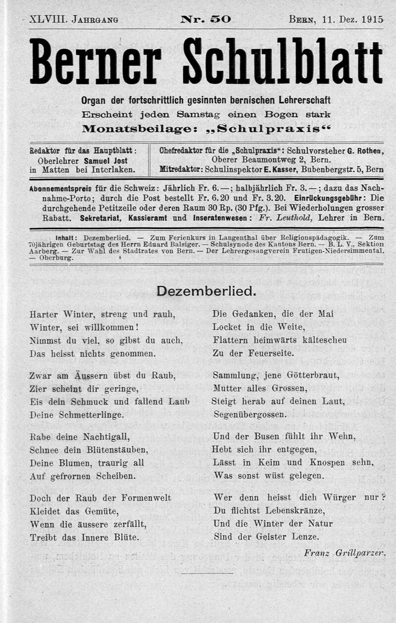 Buchumschlag - Heft 50