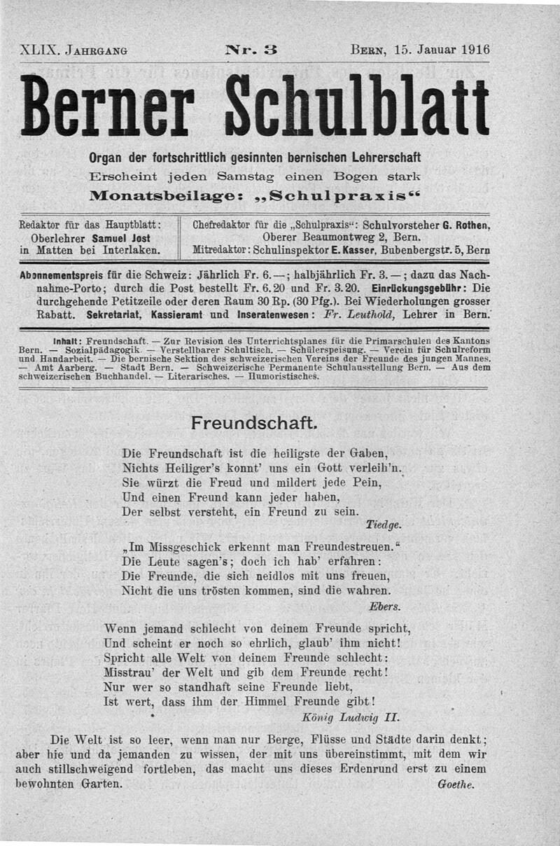 Buchumschlag - Heft 3