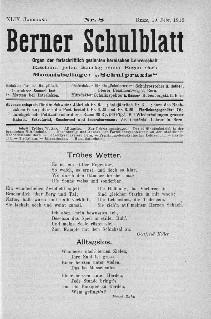 Buchumschlag - Heft 8