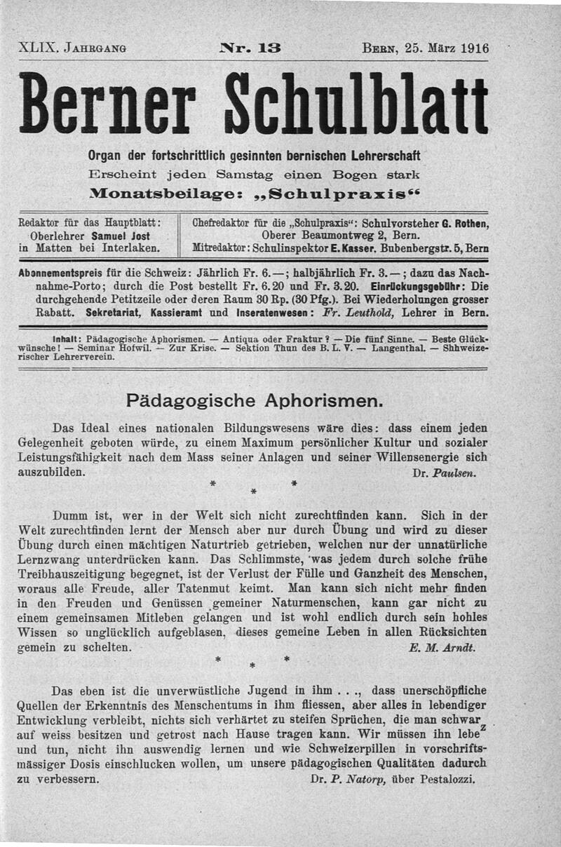 Buchumschlag - Heft 13