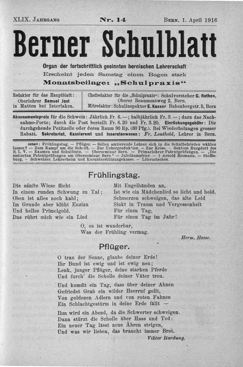 Buchumschlag - Heft 14