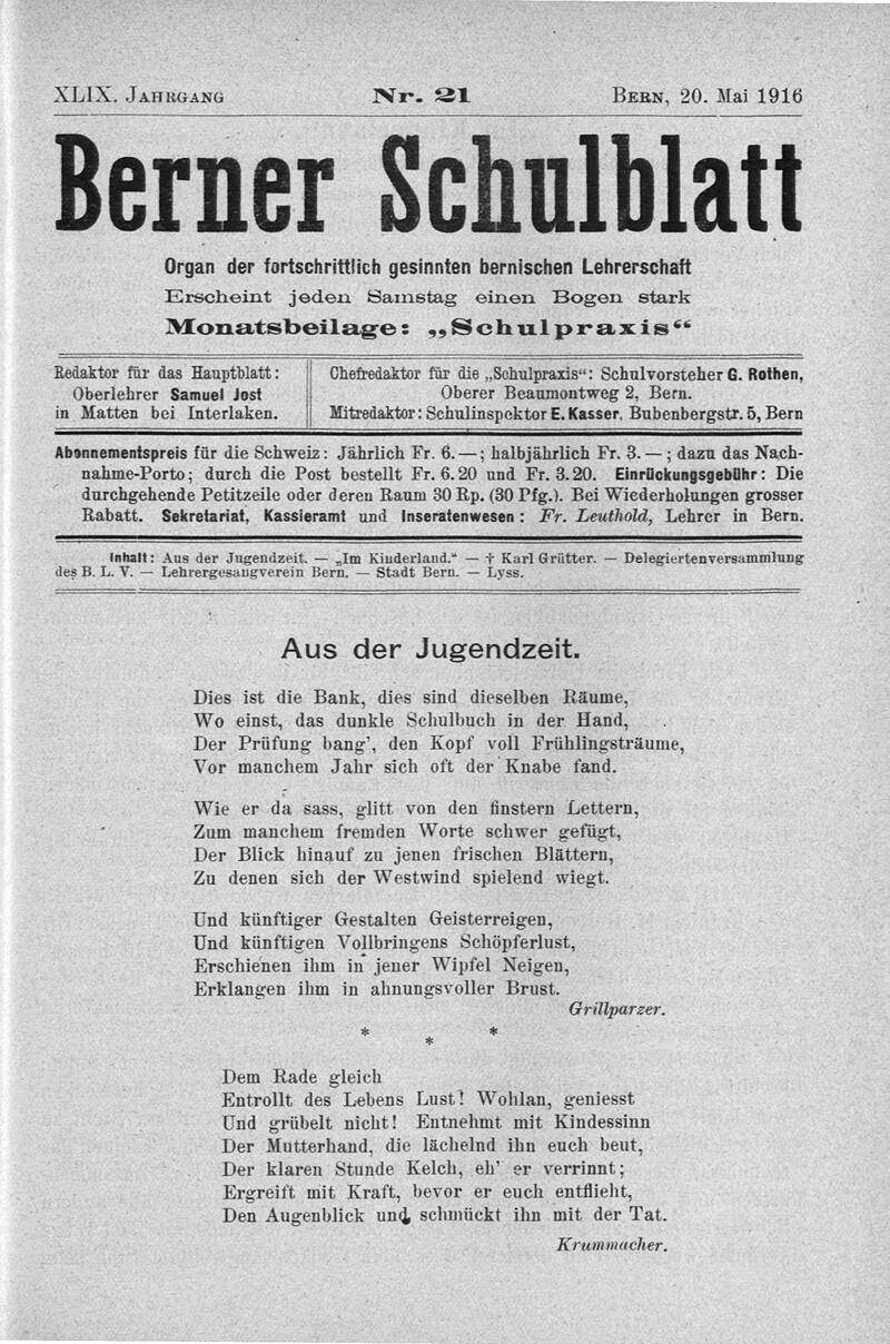 Buchumschlag - Heft 21