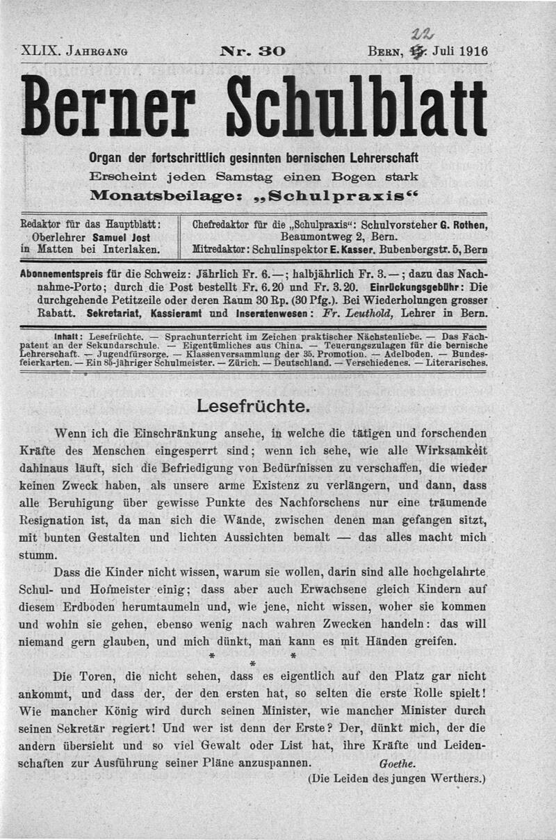 Buchumschlag - Heft 30