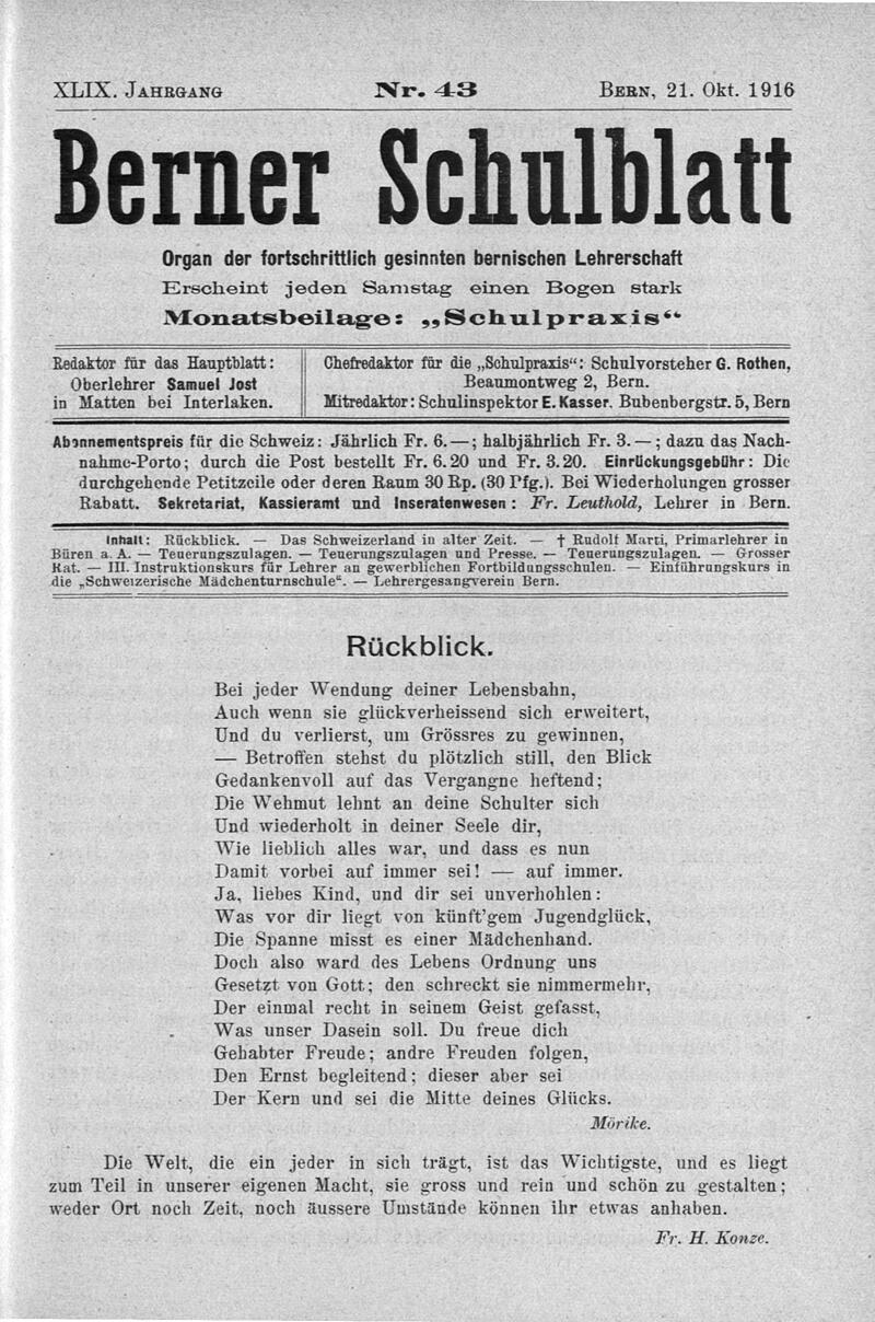 Buchumschlag - Heft 43