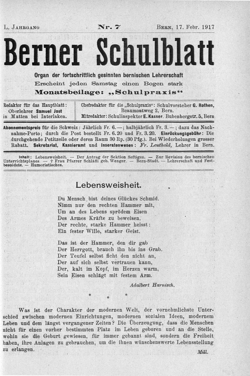 Buchumschlag - Heft 7