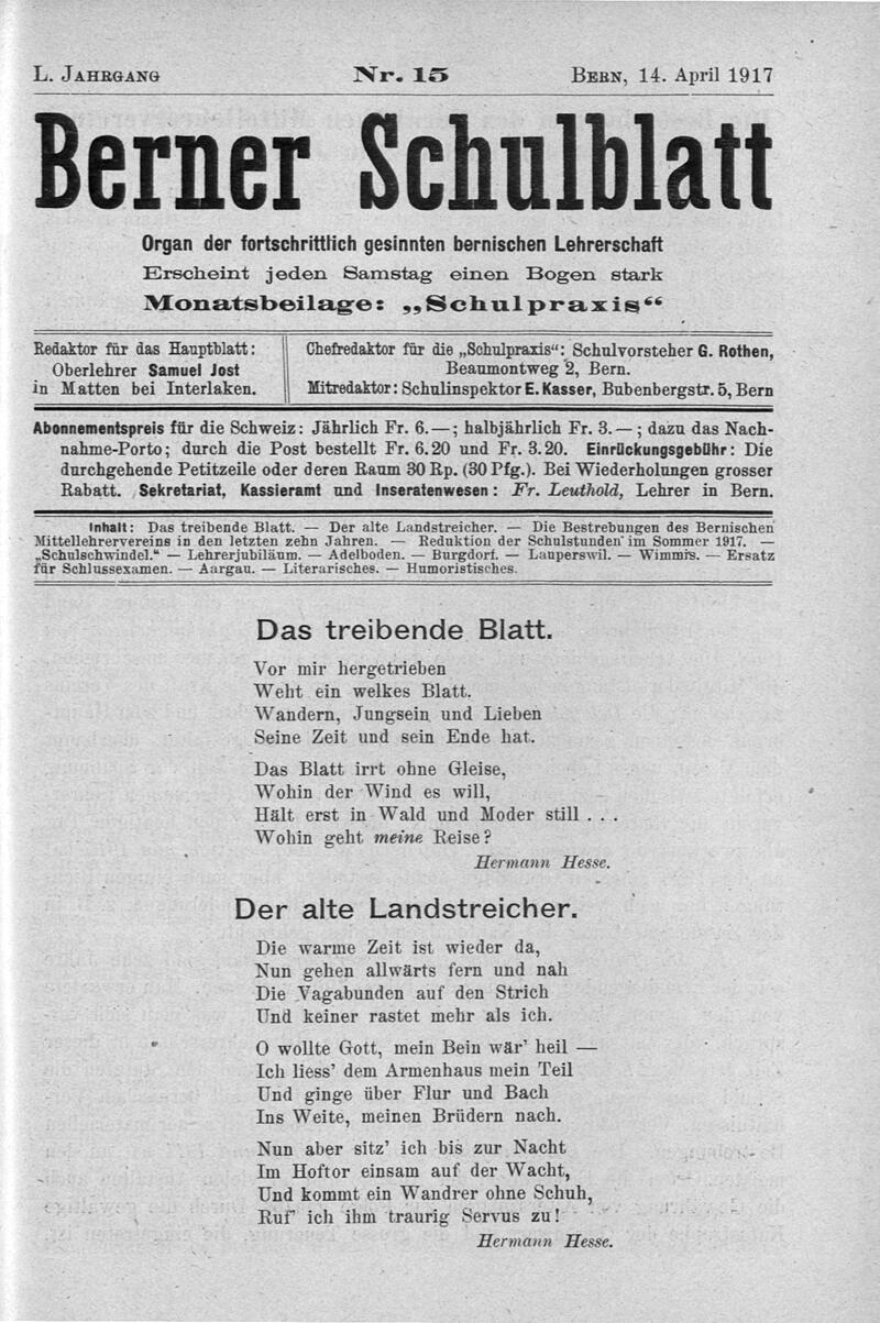 Buchumschlag - Heft 15