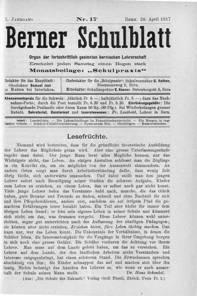 Buchumschlag - Heft 17