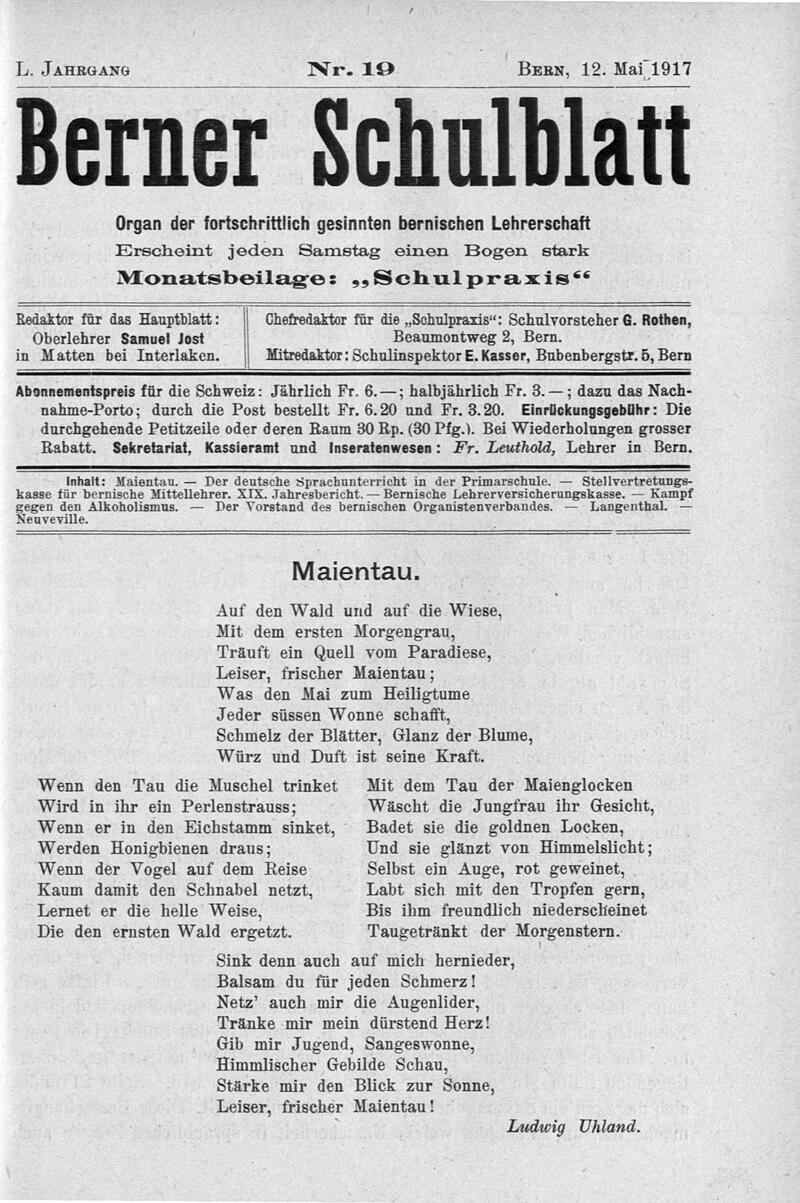 Buchumschlag - Heft 19