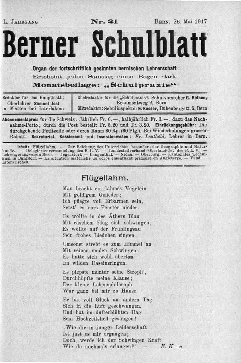 Buchumschlag - Heft 21