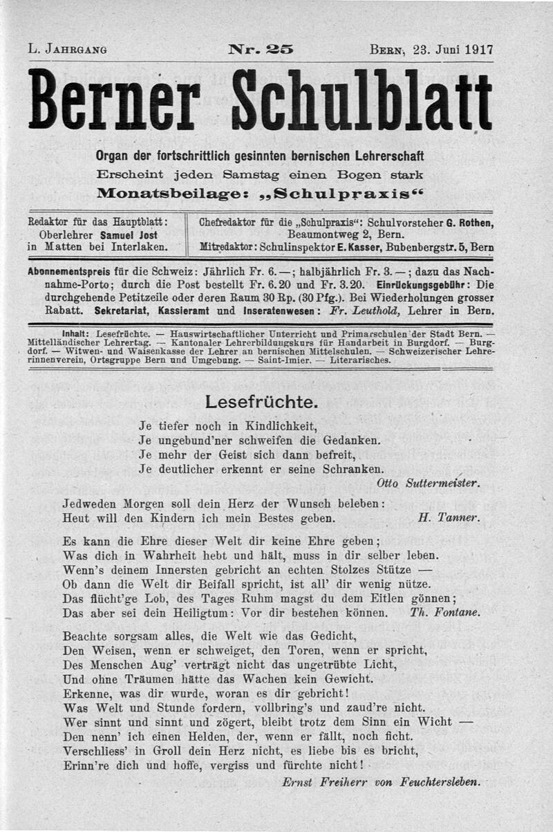 Buchumschlag - Heft 25