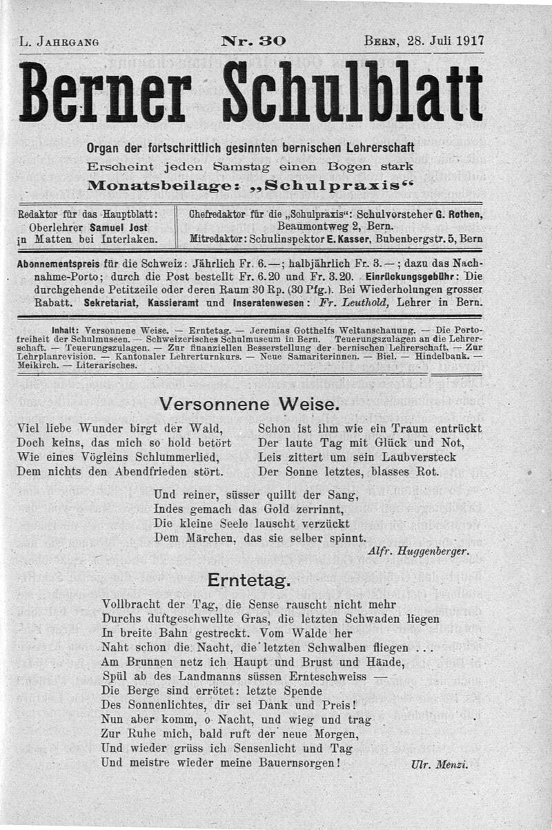 Buchumschlag - Heft 30