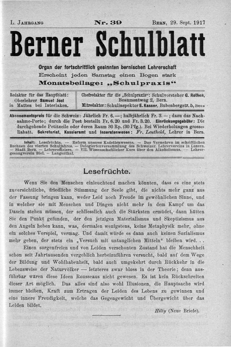 Buchumschlag - Heft 39