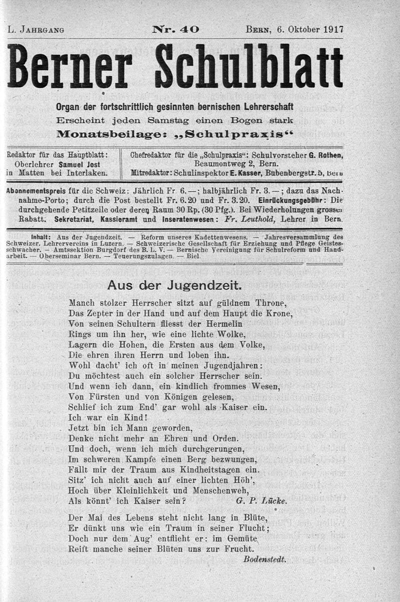 Buchumschlag - Heft 40