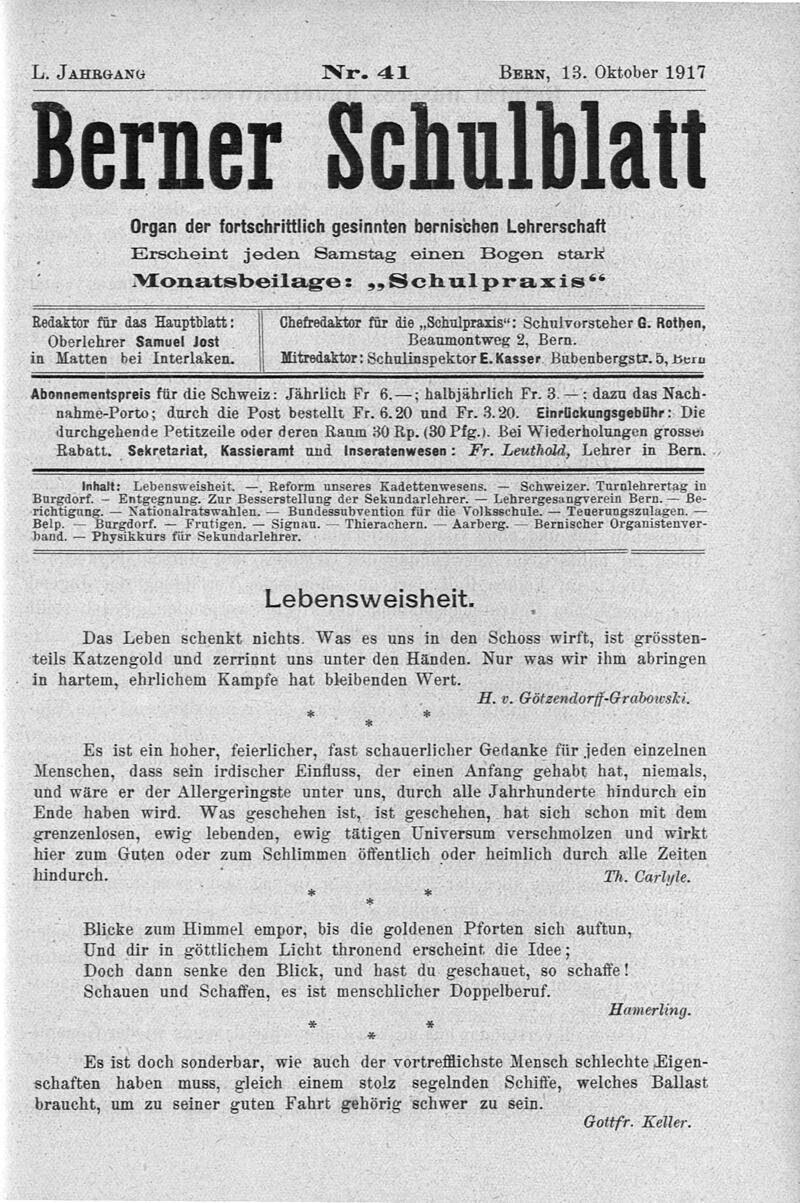 Buchumschlag - Heft 41