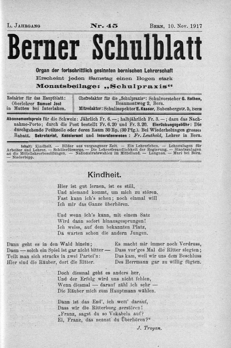 Buchumschlag - Heft 45