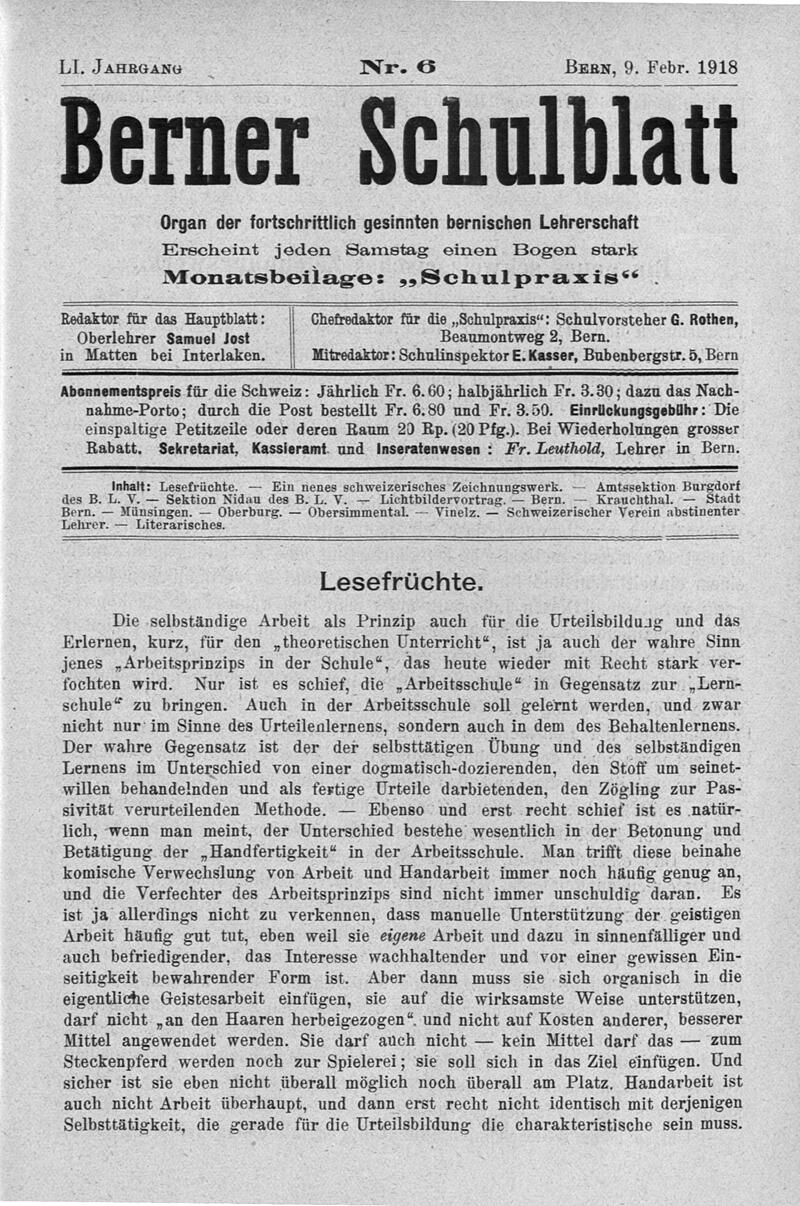 Buchumschlag - Heft 6