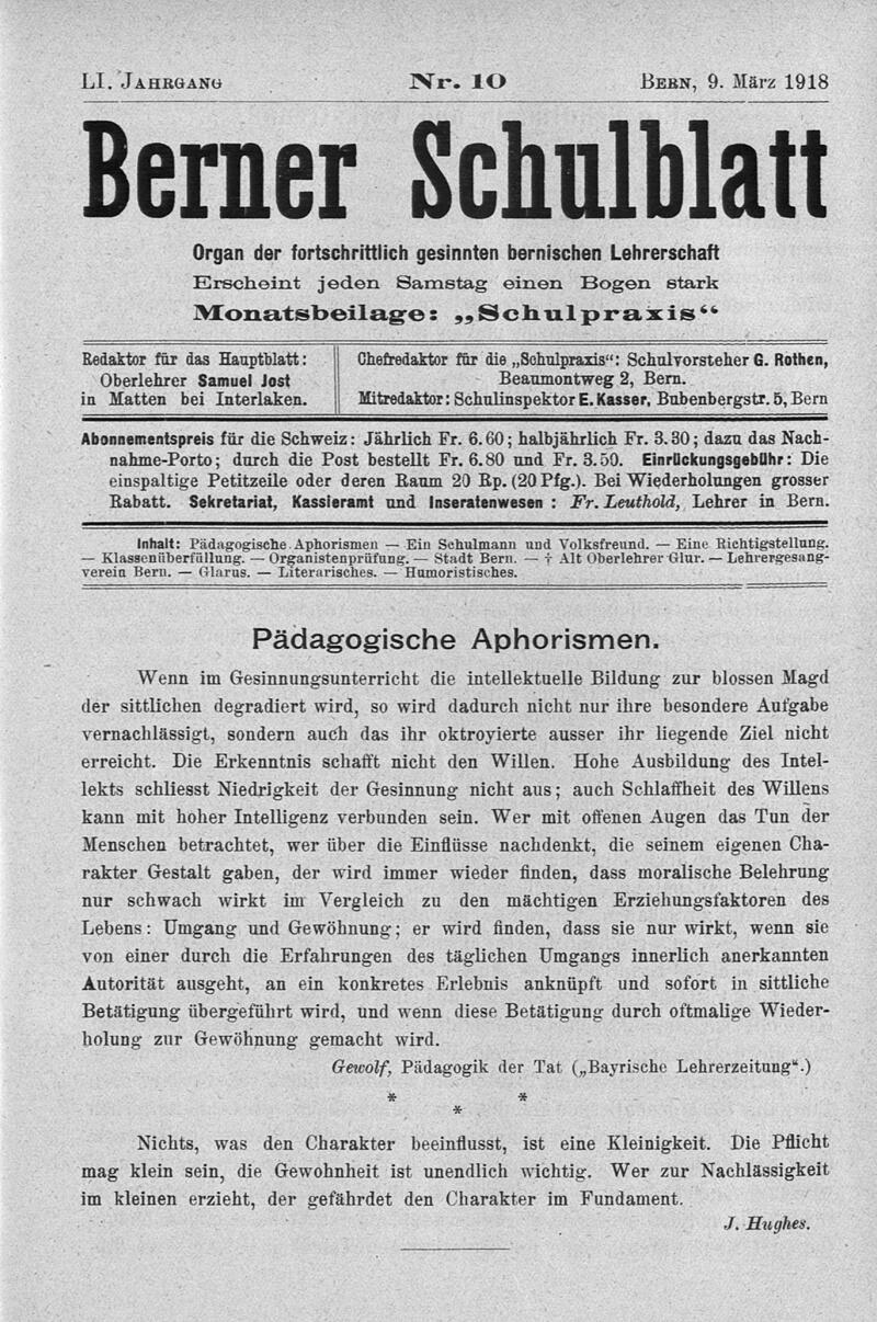 Buchumschlag - Heft 10