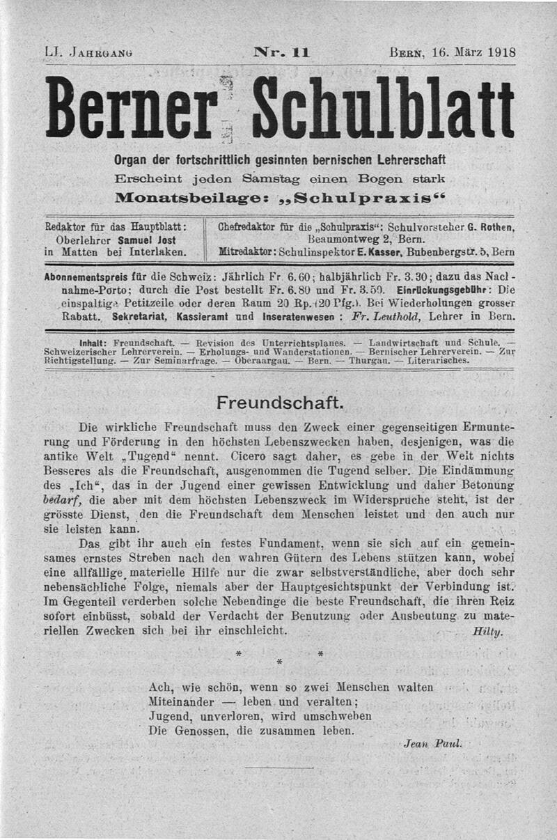 Buchumschlag - Heft 11