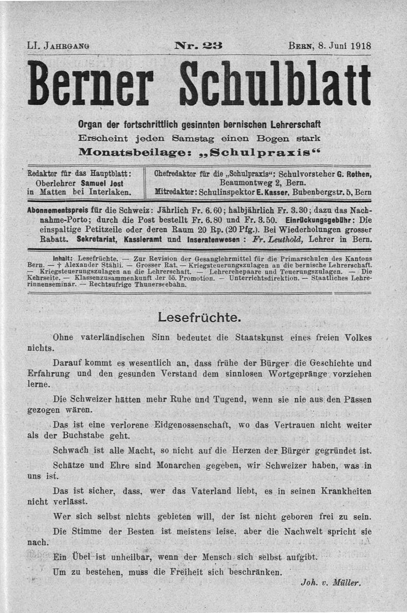 Buchumschlag - Heft 23