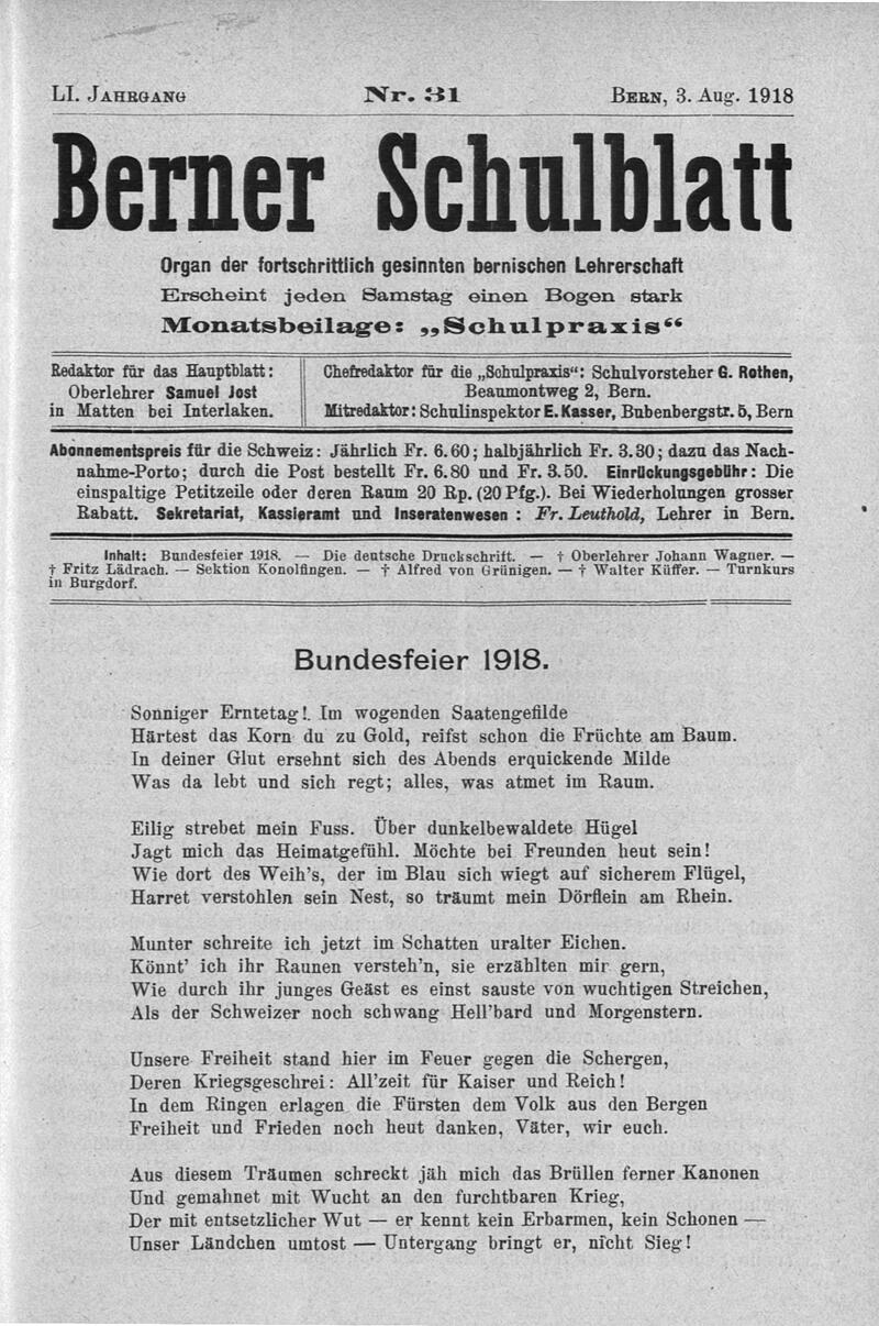 Buchumschlag - Heft 31