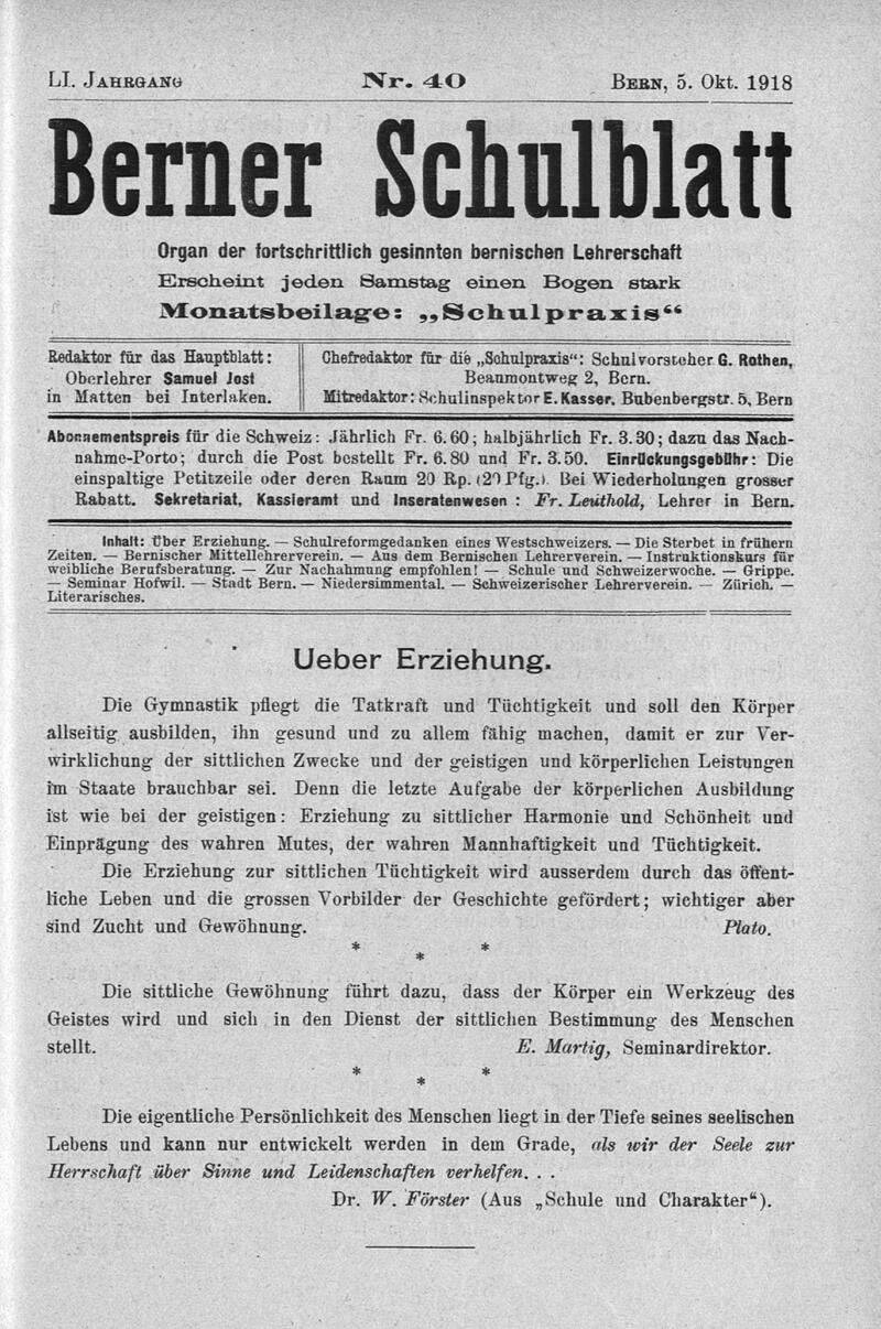 Buchumschlag - Heft 40