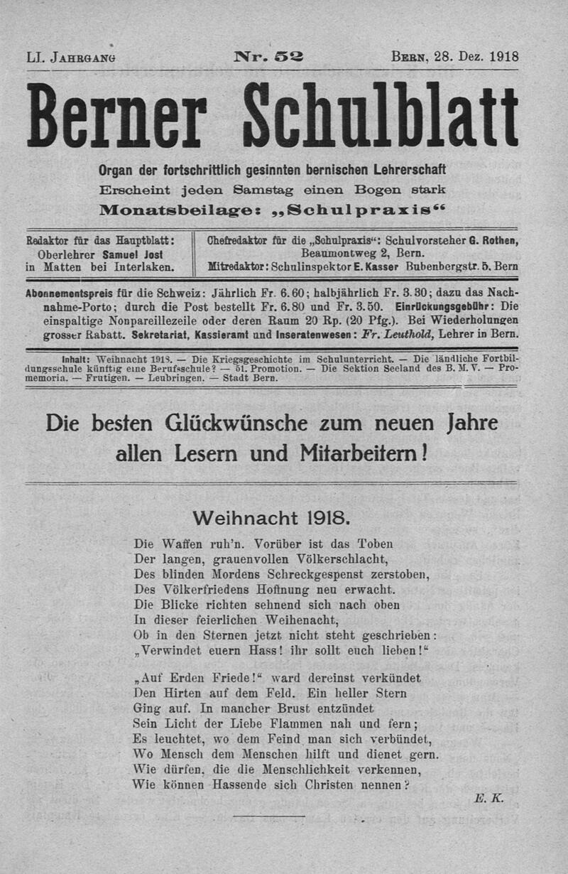 Buchumschlag - Heft 52