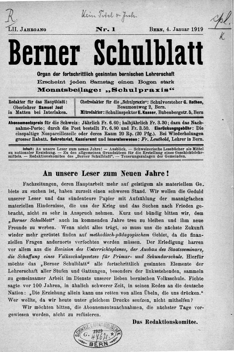 Buchumschlag - Heft 1