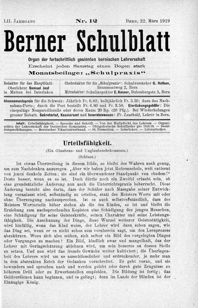 Buchumschlag - Heft 12