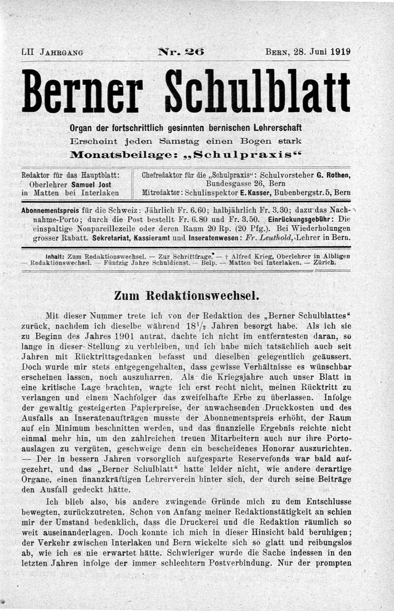 Buchumschlag - Heft 26