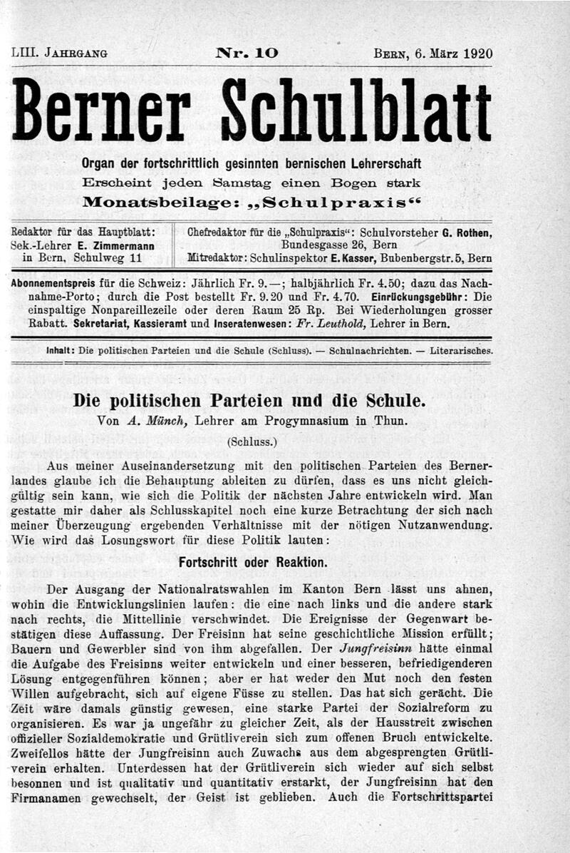 Buchumschlag - Heft 10