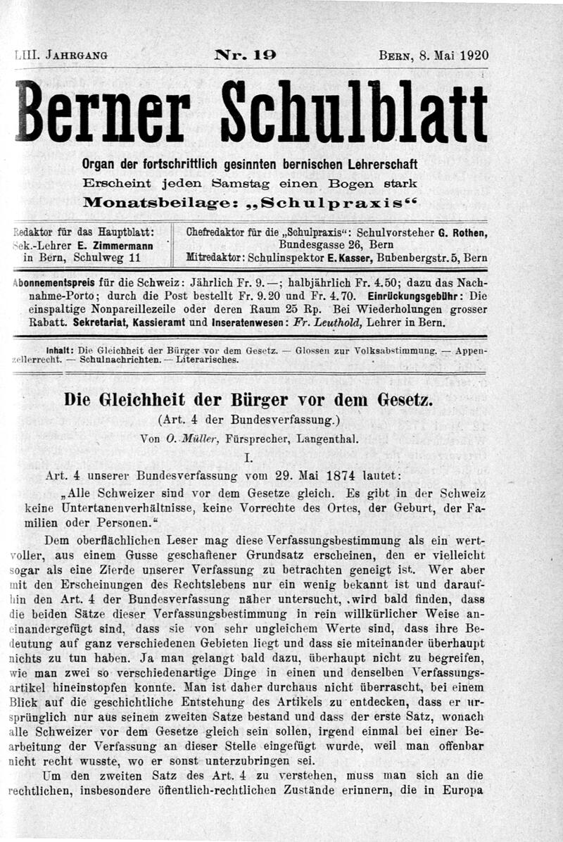 Buchumschlag - Heft 19