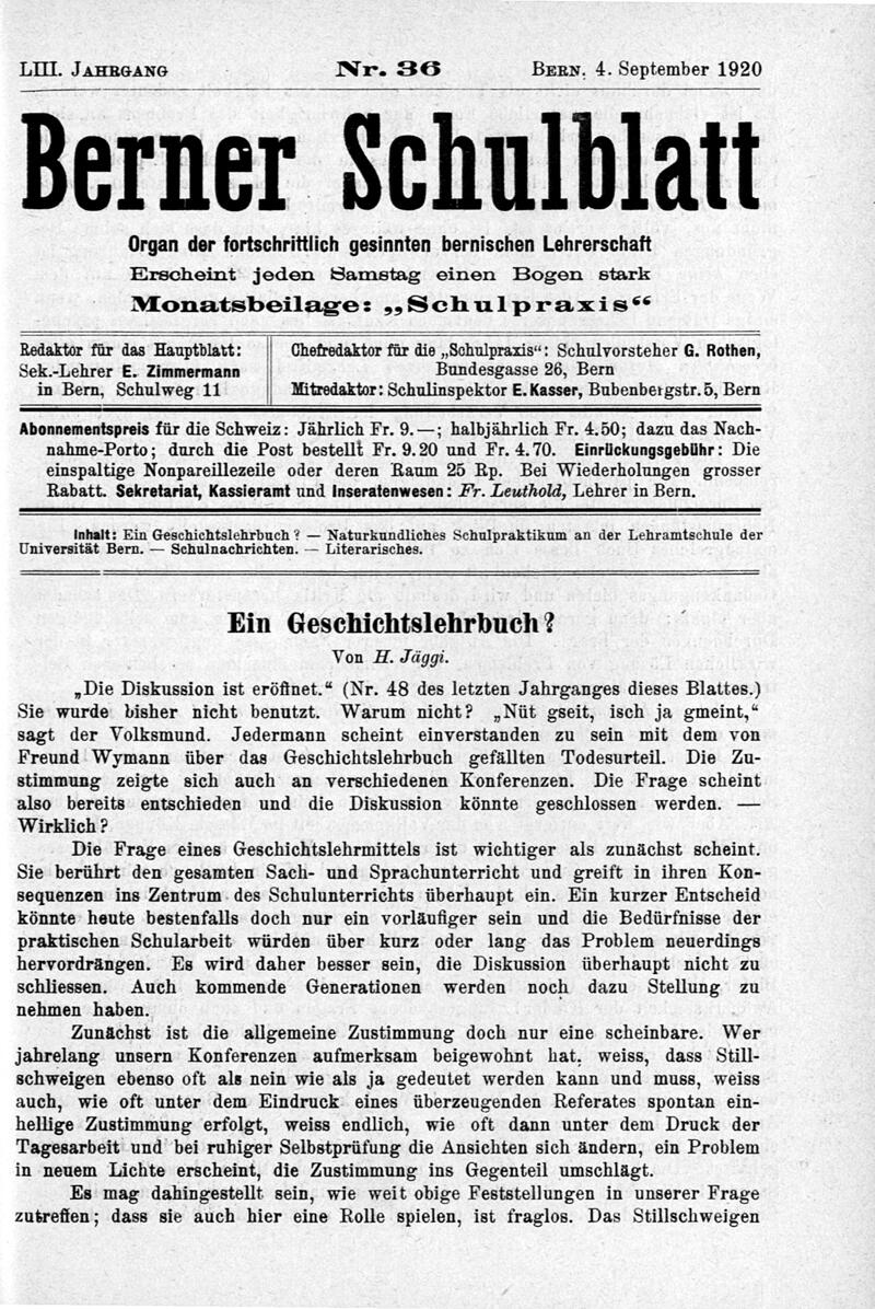 Buchumschlag - Heft 36