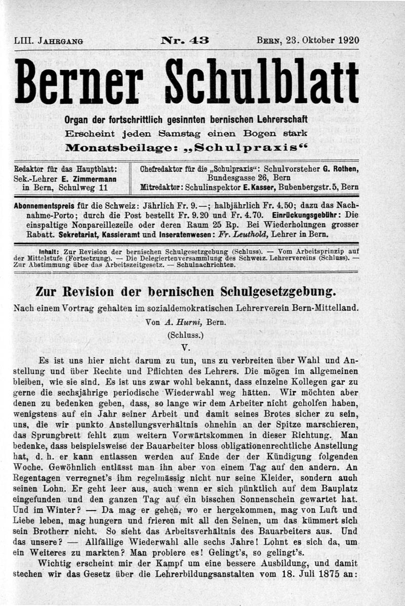 Buchumschlag - Heft 43