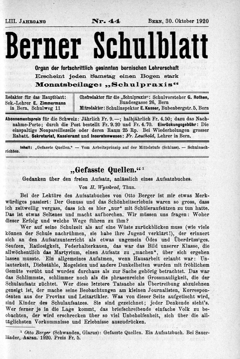 Buchumschlag - Heft 44