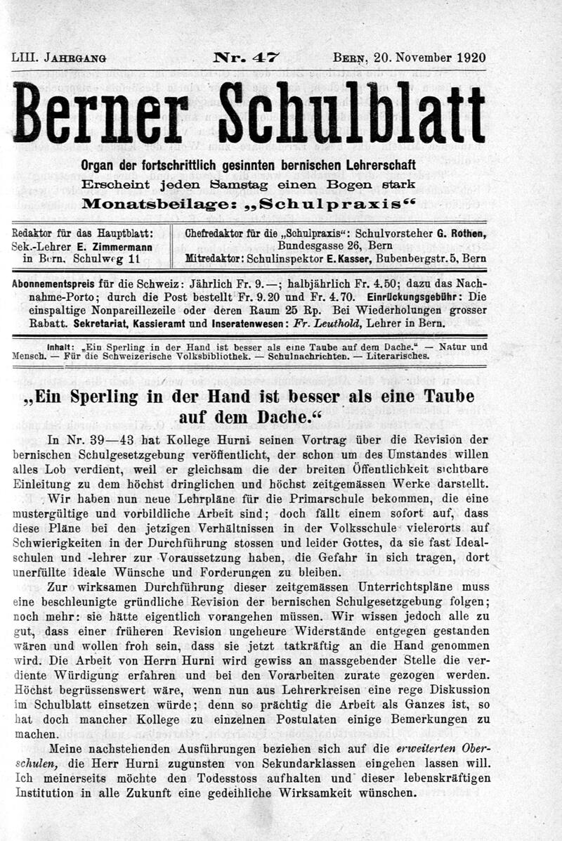 Buchumschlag - Heft 47