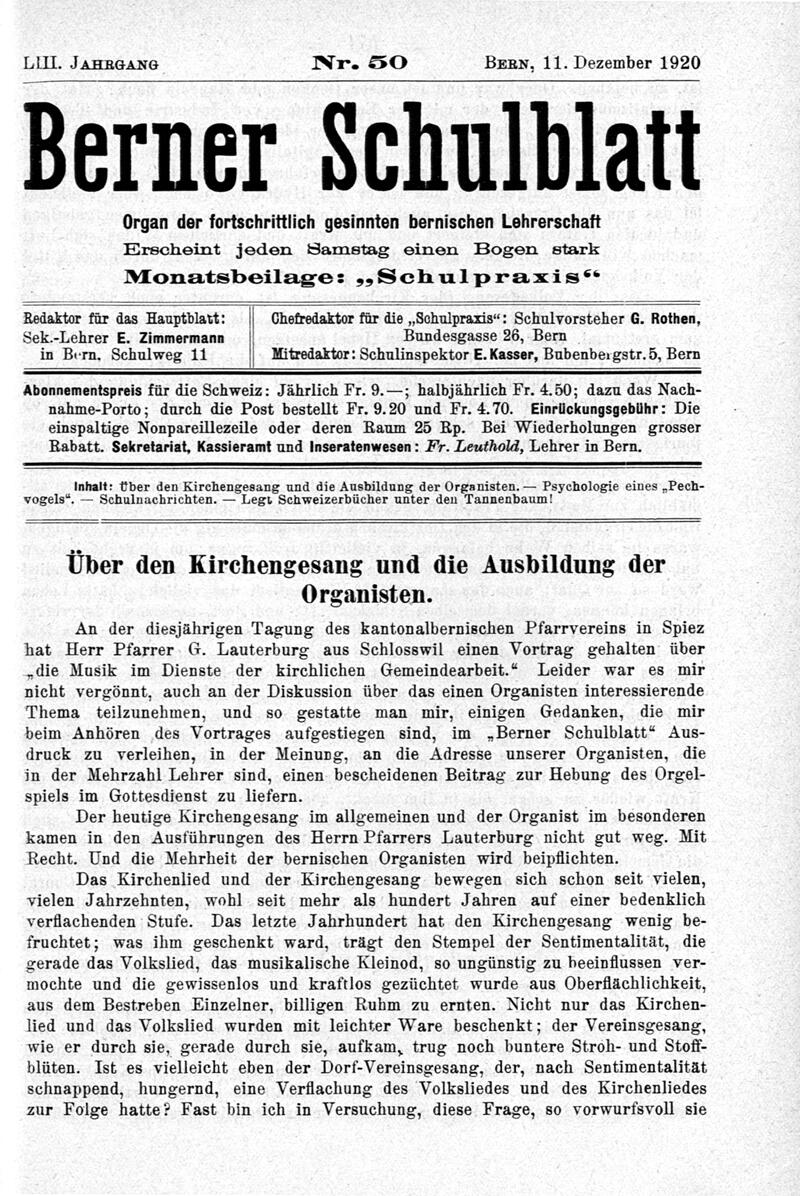 Buchumschlag - Heft 50