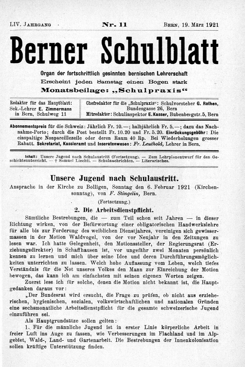 Buchumschlag - Heft 11