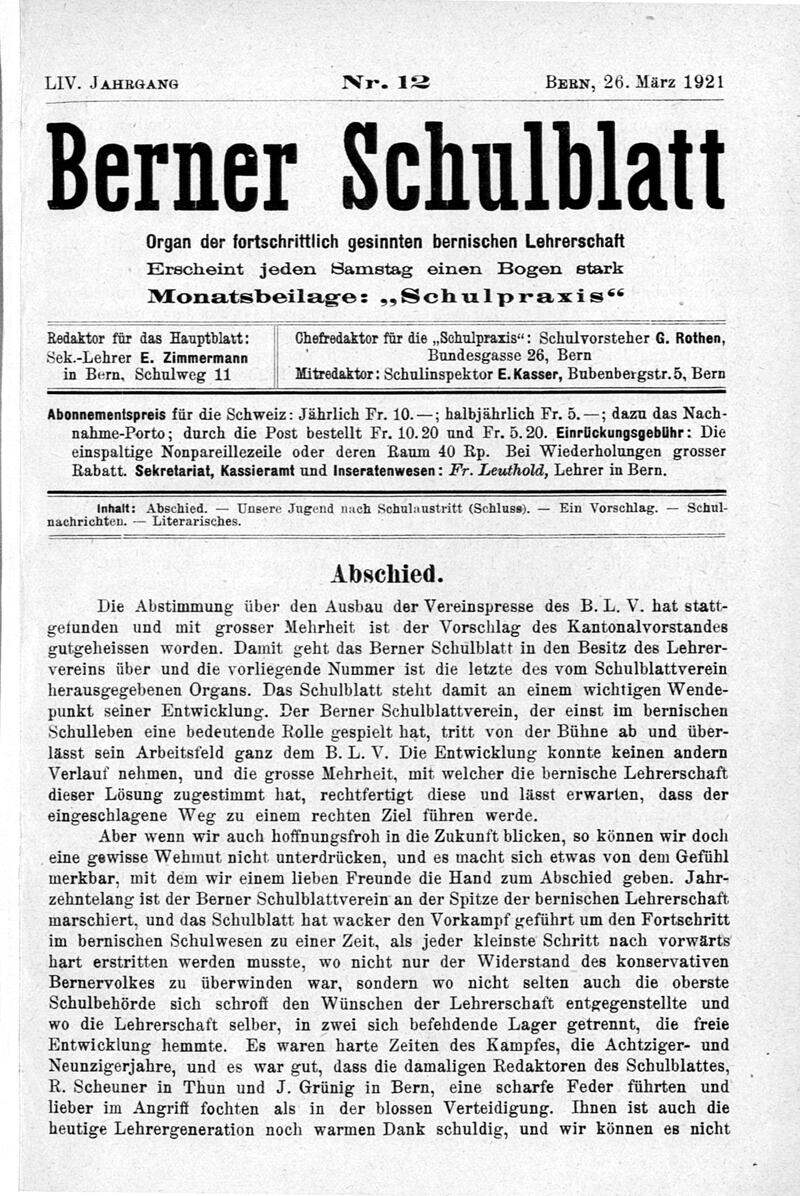 Buchumschlag - Heft 12