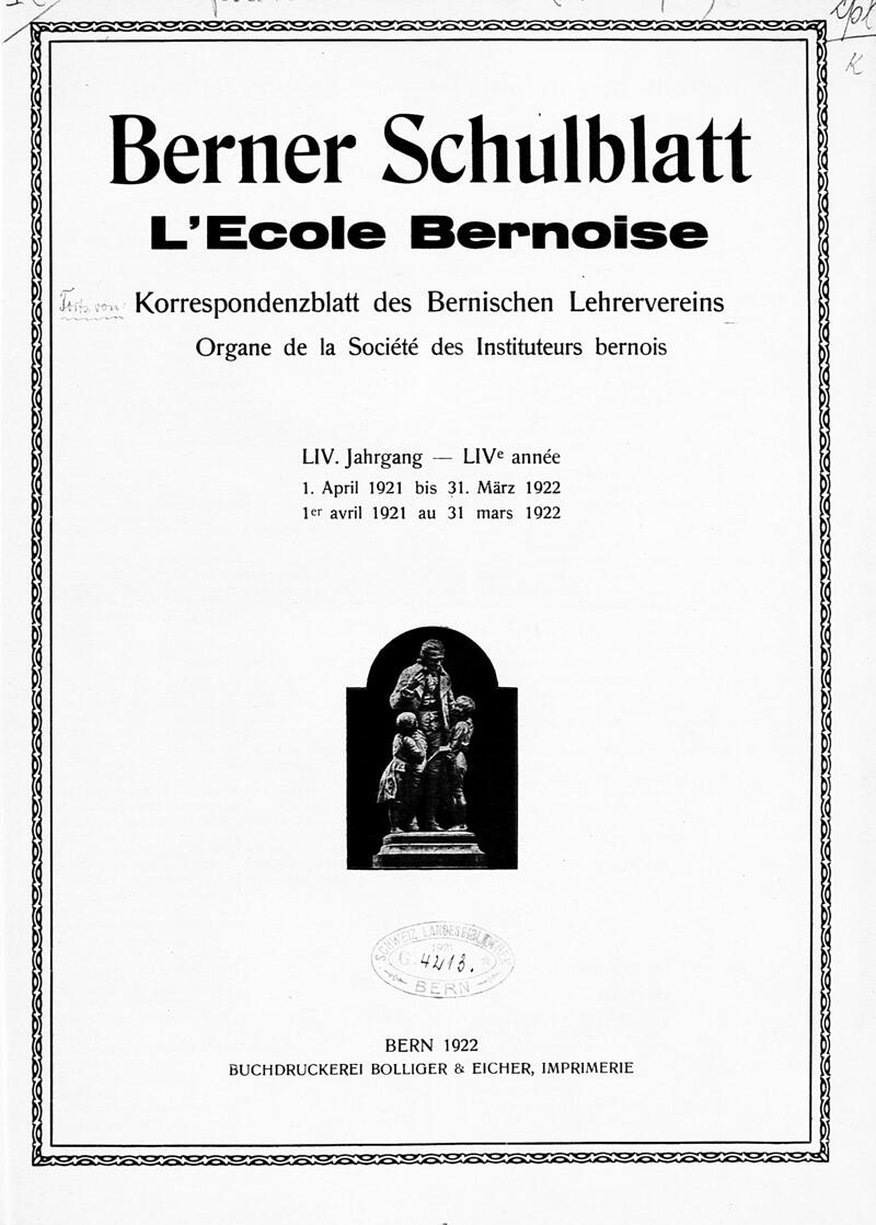 Buchumschlag - Heft 1