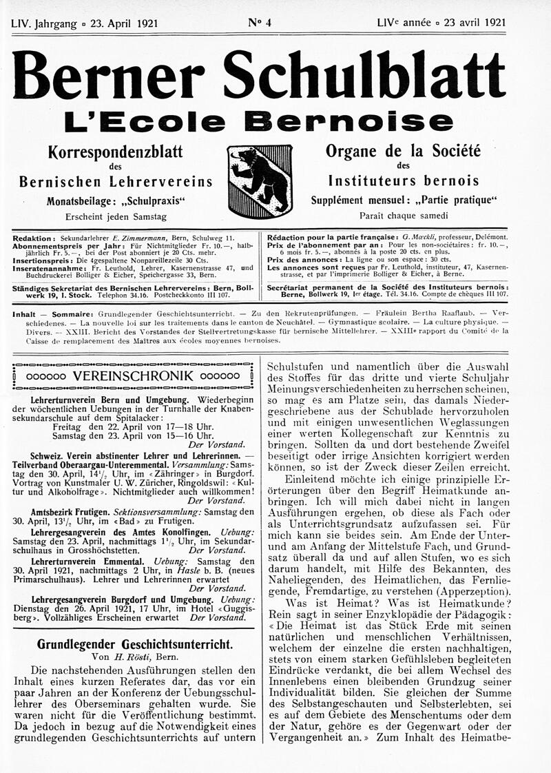 Buchumschlag - Heft 4