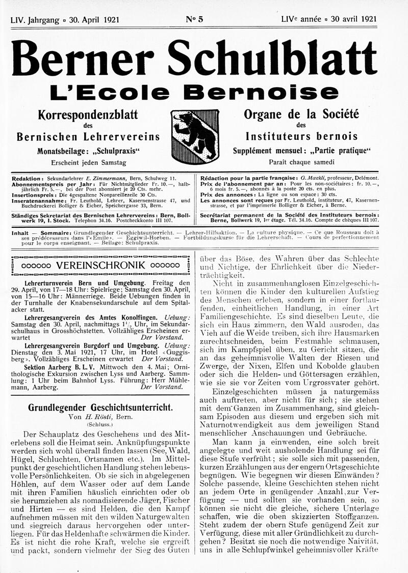 Buchumschlag - Heft 5