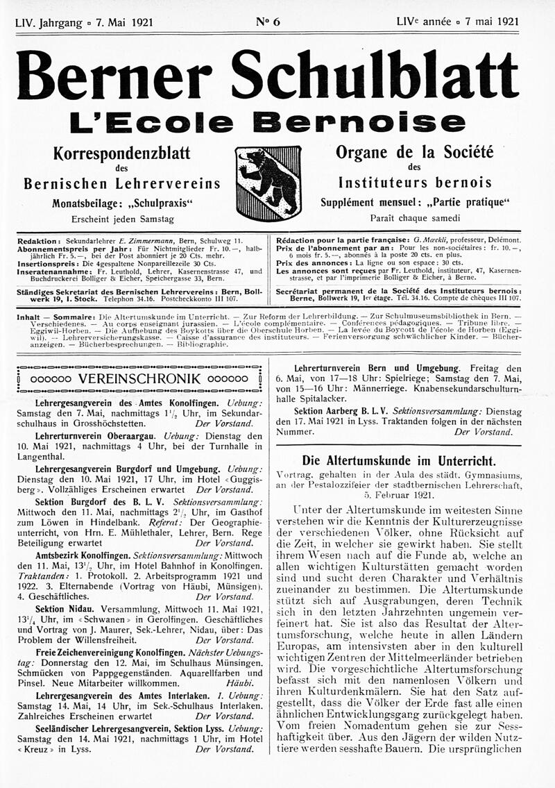 Buchumschlag - Heft 6