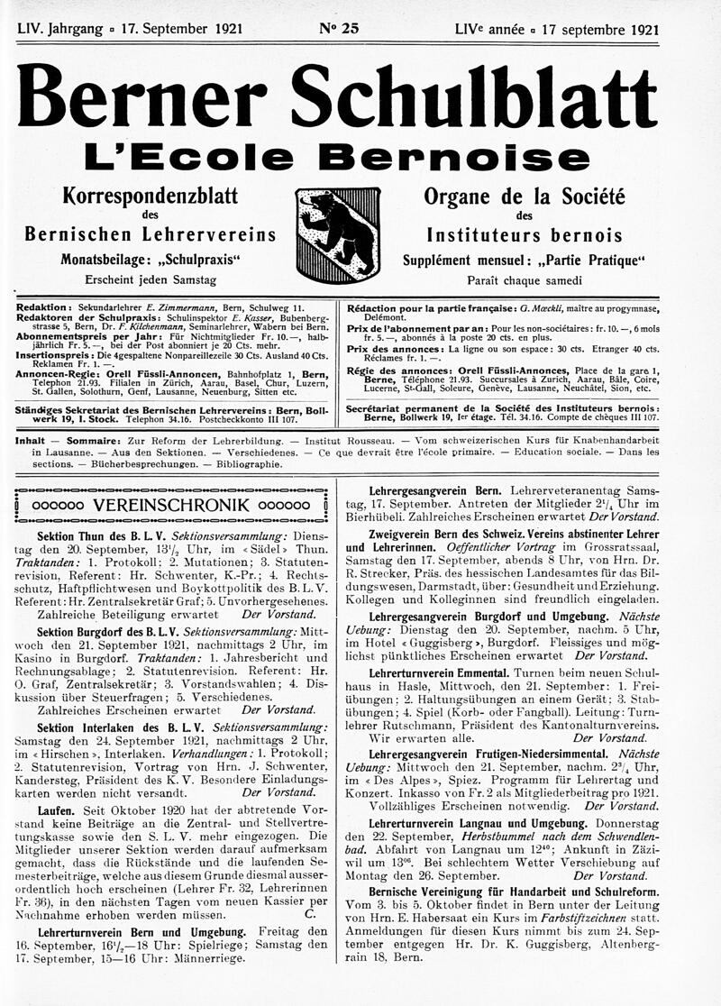 Buchumschlag - Heft 25