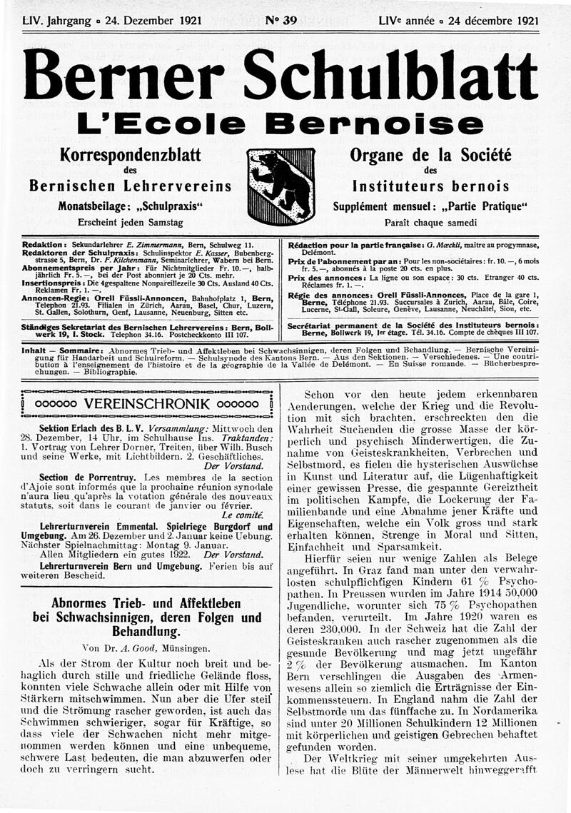 Buchumschlag - Heft 39